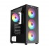 Xtreme 100E Mesh Mid Tower ATX Black Desktop Casing With 4 RGB Fan